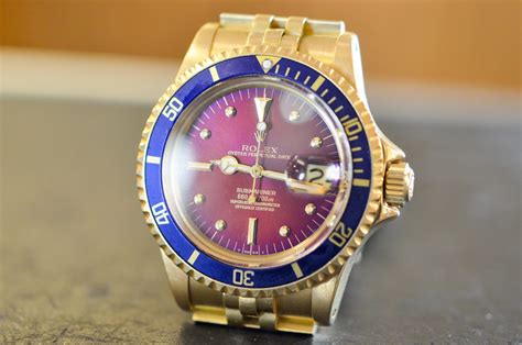 rolex submariner quadrante viola vale di più|rolex submariner stampata.